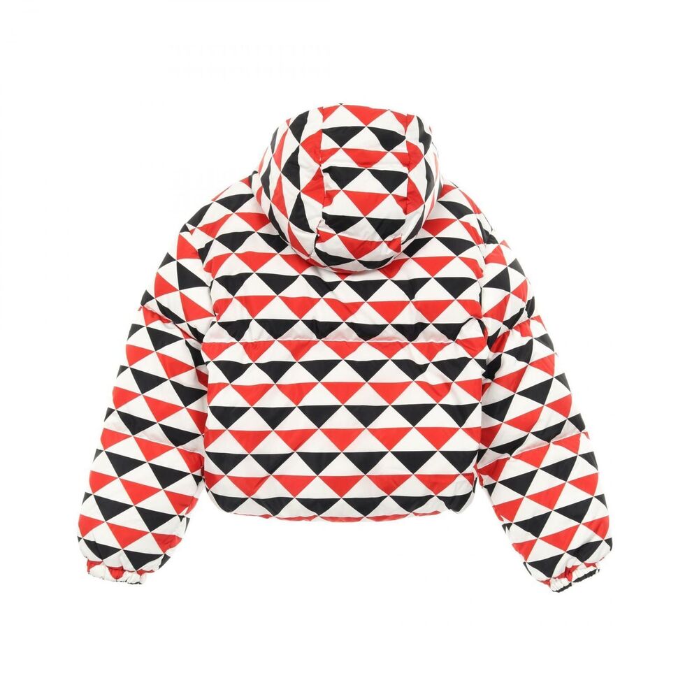 Prada Down Jacket Triangle Logo Nylon Jacket Ladi… - image 2